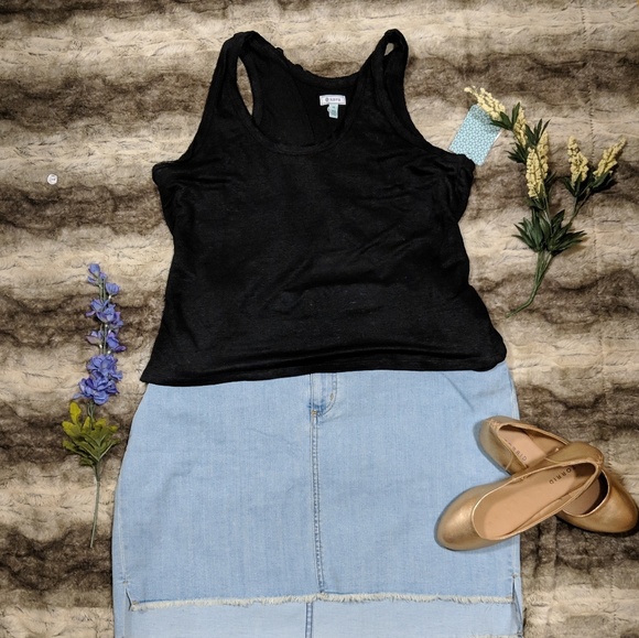 SALE SUSINA BLACK BURNOUT TANK BACK VENT 4X - Picture 3 of 8